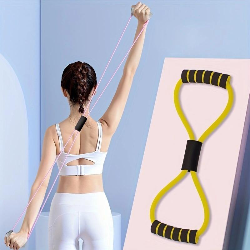 Strength Training 8 Shaped Resistance Band, Thickening Tension Rope, Portable Fitness Equipment For Home Gym Workout, Gymtok 4