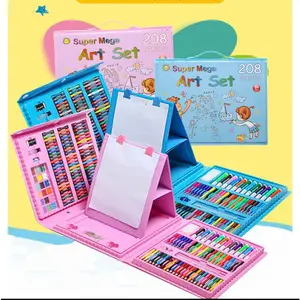 Krayon Pensil Warna Set / Pensil Warna Set Cat + Kertas + Kuas + Spidol + Krayon Set / Krayon Board