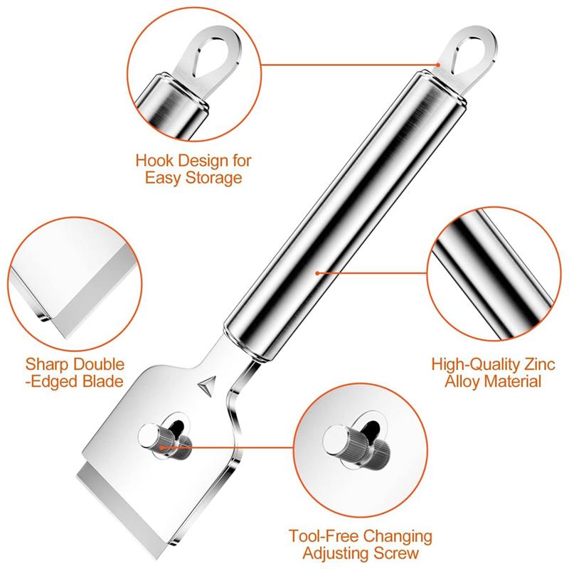 Hob Metal, Ceramic Hob with 14 Replacement Blades, Glass Ceramic Hob, Hob 1