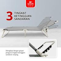 Gambar SPEEDS Ranjang Lipat Portabel Velbed Kursi Malas Tempat Tidur Indoor Aluminium Lipat Berkemah Alat Camping Outdoor 031-40 - 40 BRU dari Calaryindo Kota Surabaya 5 Tokopedia