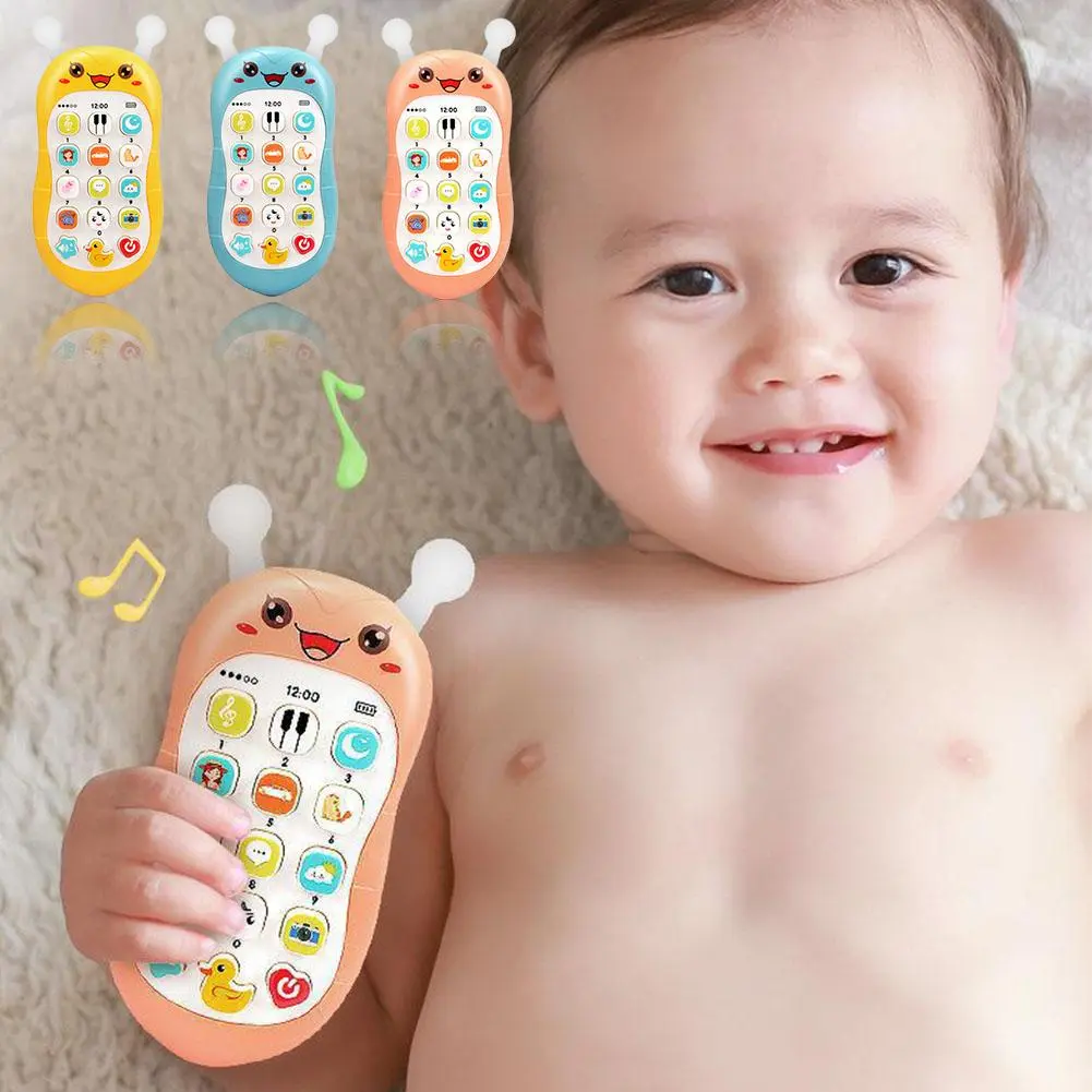 Children's Mobile Phone Toys 1-year-old Learning Educational Music Mobile Phone Toys O-year-old 12-month-old Baby Girl Gifts