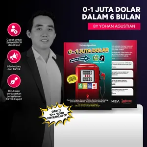 [Buku + Rekaman Modul Edukasi Tiktok Shop]  0-1 Juta Dollar di Tiktok Shop dan Buku Sakti Seller/UMKM by Yohan Agustian