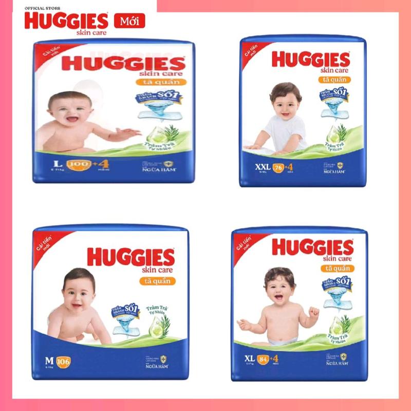 Tã quần Huggies size  M106 L 104 xl88 xxl80  Em bé Cho Bé Voi bỉm  có vạch báo đầy tả  cho đùi ếch  , Sữa Bung , Miu Sữa , bảng dánh số, mofusand hippers con lươn, chun chin cho bé , ghế nhún cây ở giữa ,