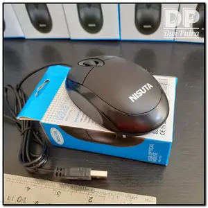 MOUSE MIKUSO MOS-015U // USB OPTICAL KABEL CABLE // MOS 015U MOUSE RINGAN KECIL MINI PORTABLE