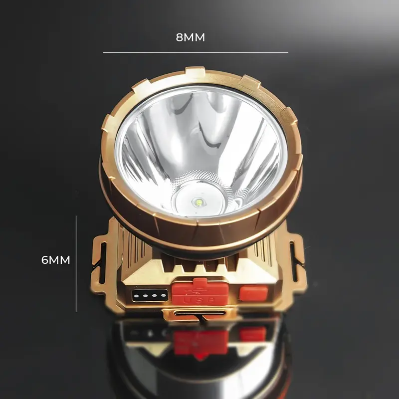 Headlamp Senter Kepala LED Multifungsi Tahan Lama Waterproof 5