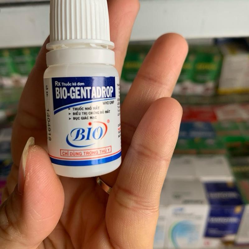 BIO-GENTADROP điều trị chứng đỏ mắt, đục giác mạc, viêm mắt đo nhiễm trùng 4