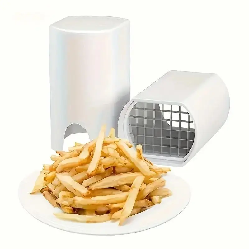Stainless Steel Potato French Fry Cutter, 1 Set 44 Grid Potato Cutter, Multifunctional Vegetable Cutter, Durable Kitchen Gadgets for Home and Outdoor Use, Kitchenware Utensils 0