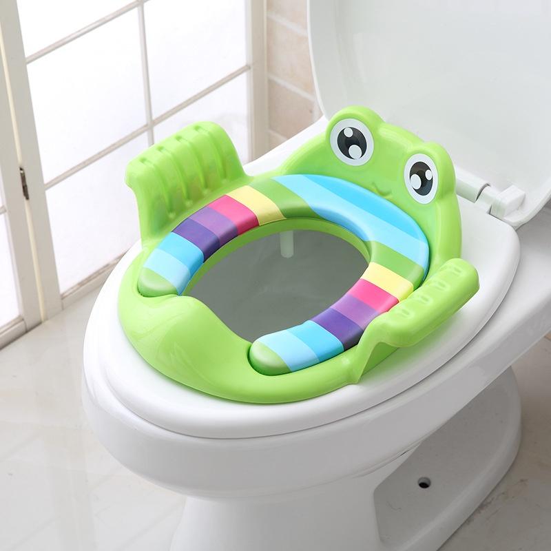Product Introduction of Bệ Lót Thu Nhỏ Bồn Cầu Có Tay Vịn Đệm Lót Cho Bé An Toàn, Tháo Lắp Dễ Dàng Tiện Lợi - Getgo1 50