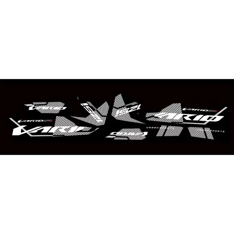 striping transparan vario new 2023 custom motif malaysia Motorcycle 6
