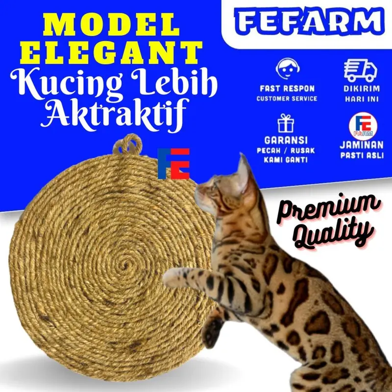 Garukan Kucing Tempel Dinding Mainan Kucing FEFARM 5