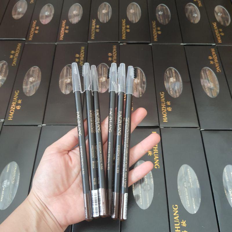Chì xé kẻ Mày Phẩy Sợi Haozhuang Make Up Milano Eyebrow Pencil Precicion