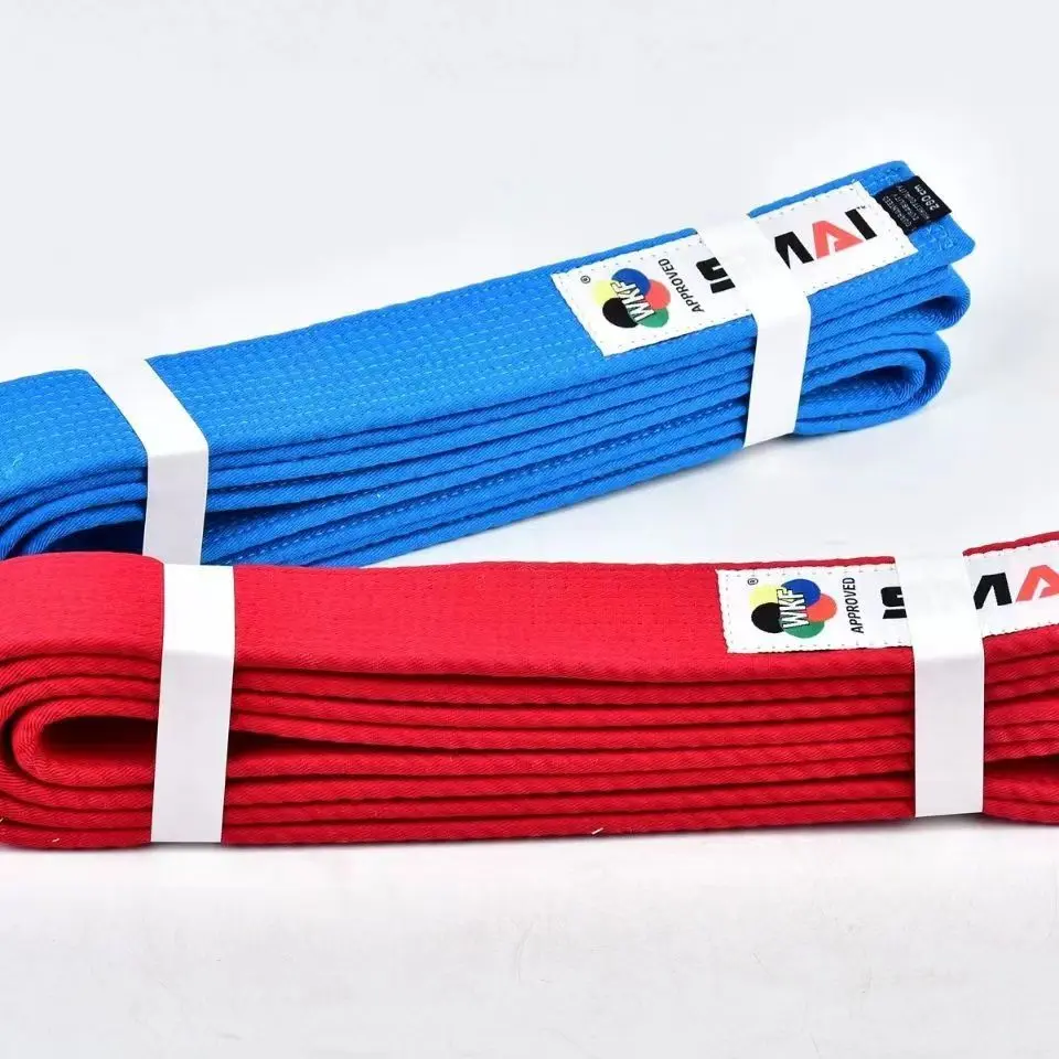 SMAI Karate Red and Blue Belt WKF Certified Group Hand Belt Type Belt Zhonghong Association Designated Brand Competition Training Belt