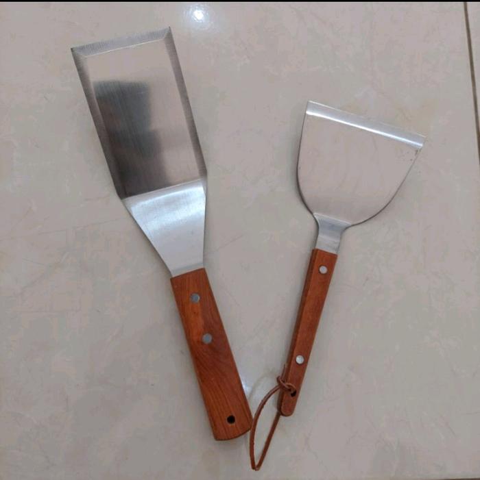 Gambar Sekop Angkat Sekop Spatula Potong Pizza/Teppanyaki/Okonomiyaki - DapurKaryaMdn dari Dapur Karya Mdn Kota Medan Tokopedia