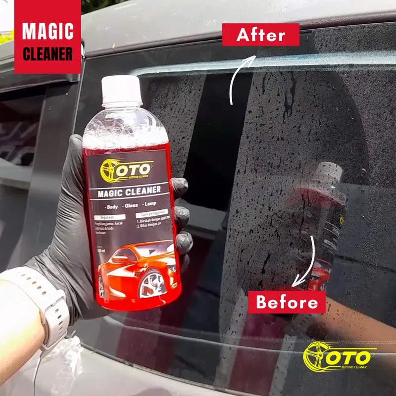 Cairan Pembersih Jamur Kaca dan Body Mobil - Free Applicator - Magic Cleaner - OTOCLNR ID - Pembersih Kerak Kaca dan Body - Penghilang Jamur Kaca - Pembersih Jamur Kaca - Penghilang Jamur Body - Pembersih Kerak Body - Pembersih Jamur Kaca Mobil Kendaraan 4