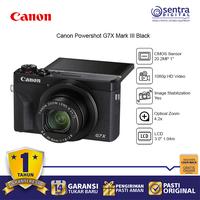 Gambar Canon Powershot G7X Mark III Black Pocket Camera Profesional Content Creator dari Sentra Digital Kota Surabaya 1 Tokopedia