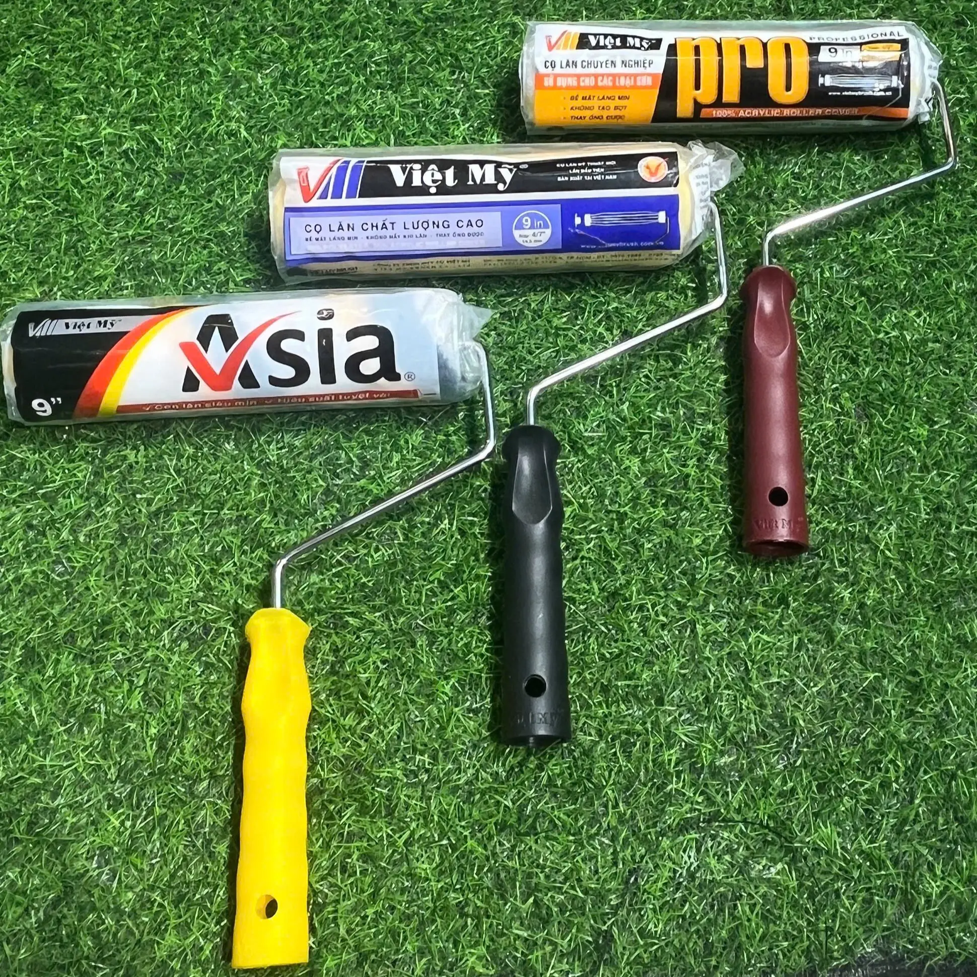 Cọ lăn Việt Mỹ Pro 9in - Cọ lăn Việt Mỹ Asia 9in - Cọ lăn Việt Mỹ loại II 9"