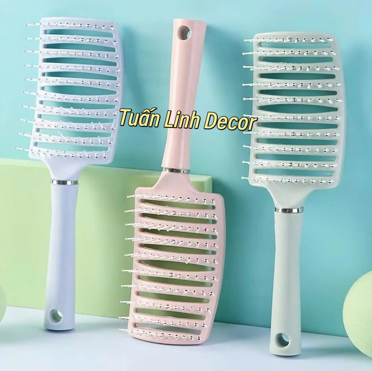 LƯỢC CHẢI TÓC ĐỆM KHÍ MÁT XA DA ĐẦU TẠO KIỂU TÓC XOĂN DÀI ĐẶC BIỆT CHO NỮ TIỆN LỢI