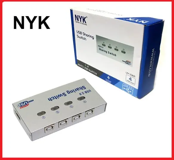 Auto Switch Printer USB 4 Port 0