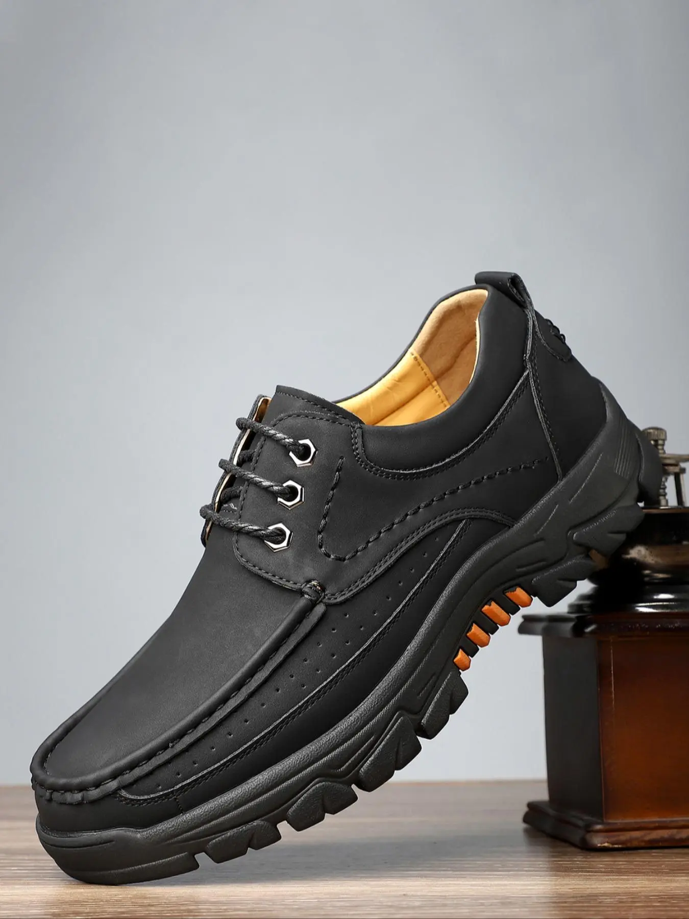 Men's Casual Plain Color Loafers, Fashionable PU Leather Slip-on Shoes for Daily Wear, Lightweight Breathable Comfortable Shoes for Daily Wear