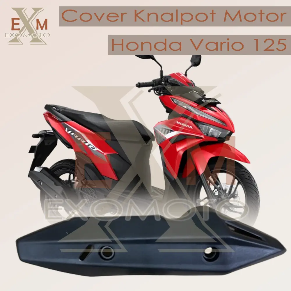 Cover Tutup Knalpot ALL NEW Vario 150 | 125 Keyless model | Cover Knalpot Vario 150 LED Tutup Knalpot Vario 150 LED Anti Pecah