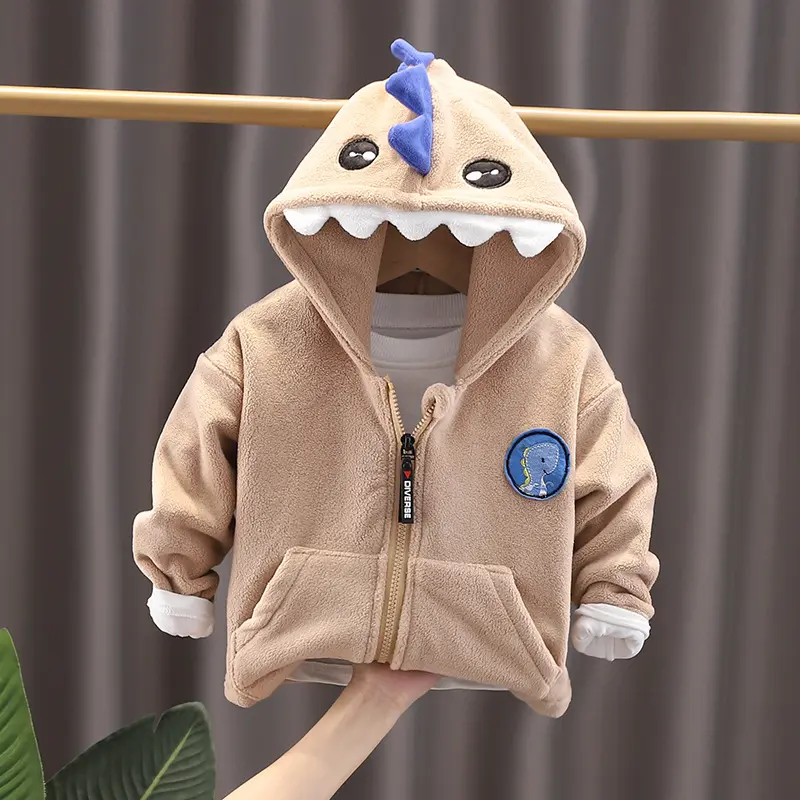 Brownieground Atasan Jaket Anak Laki-Laki Dan Perempuan Usia 6 Bulan - 5 Tahun Keren Motif Dino Lucu | Jaket Bayi Import Premium Jkt-7718 3