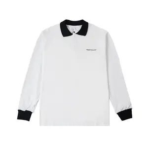 The Don's House AVAX -  Poloshirt / Kaos Polo Lengan Panjang Kasual Pria Wanita Formal Katun Kerah Basic