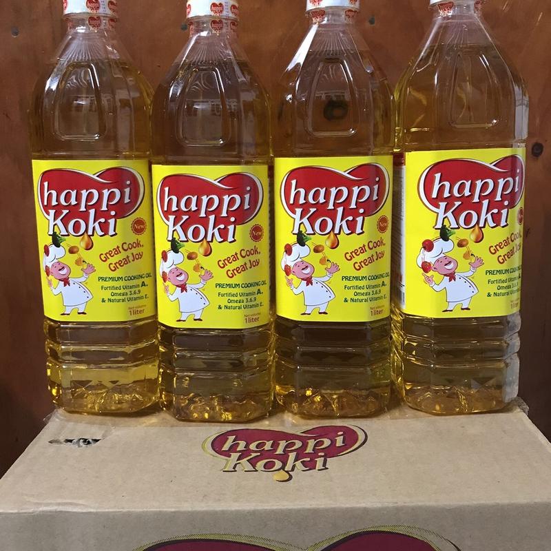 Combo 4chai dầu ăn happi koki 1Lit
