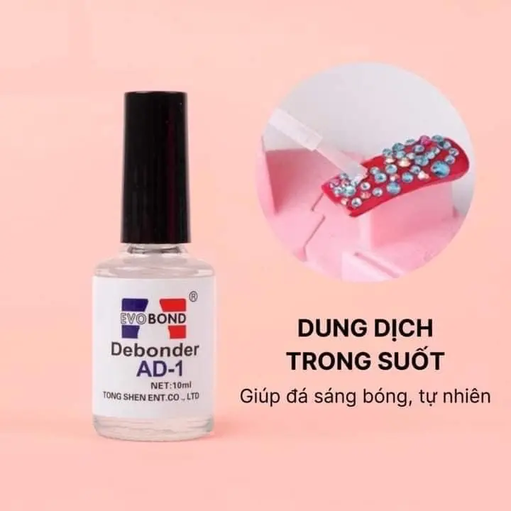 Nước sáng đá AD công dụng làm sáng đá và tháo móng úp 2 in 1 4