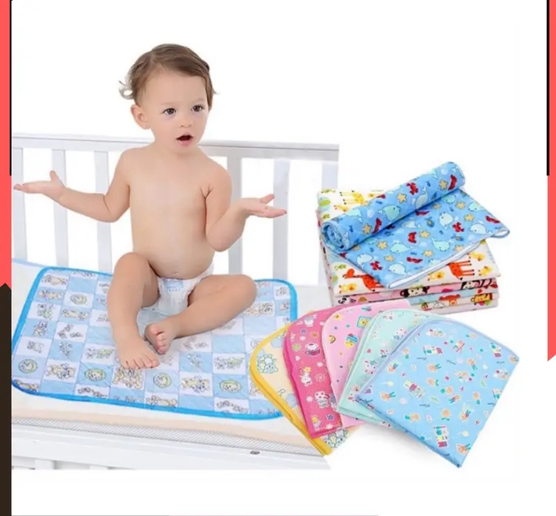 Miếng lót chống thấm, chiếu nhựa lót chống thấm cho bé, kích thước 48 x 65 0