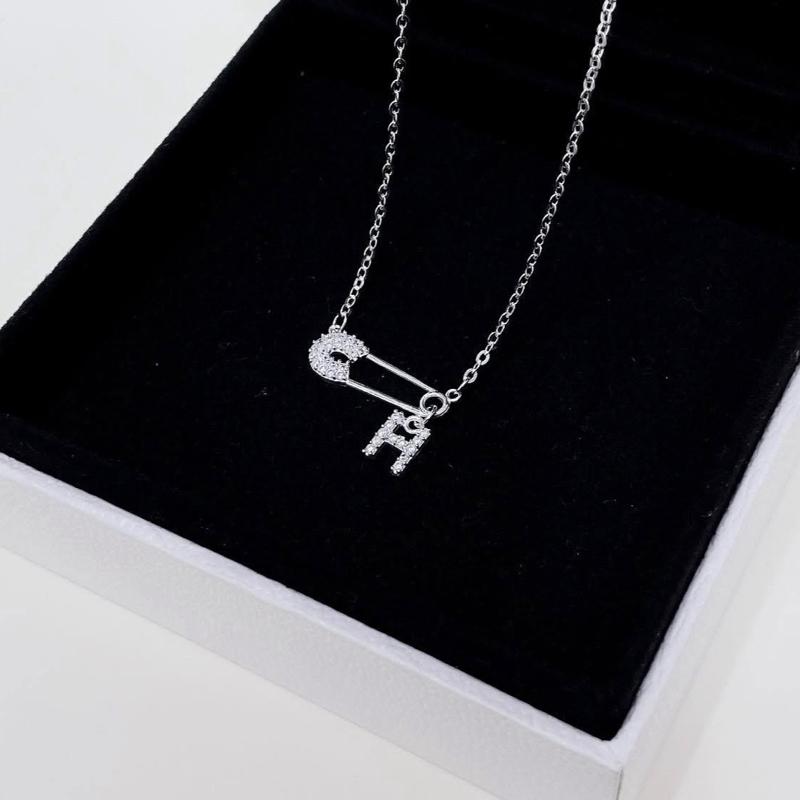 Dây chuyền bạc ta hoạ tiết gym băng mix đủ chữ cho nữ - Bạc đẹp hải hạnh HHJ