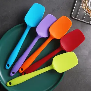 SUTIL SEKOP 28CM / SPATULA SEKOP BESAR KECIL / Spatula Sekop Silicone / Spatula Sendok Silikon Pengaduk Adonan / Spatula Aduk Adonan Masakan Baking Kue / Spatula Sendok BESAR Sutil Silicone 28 CM Tahan Panas Food Grade