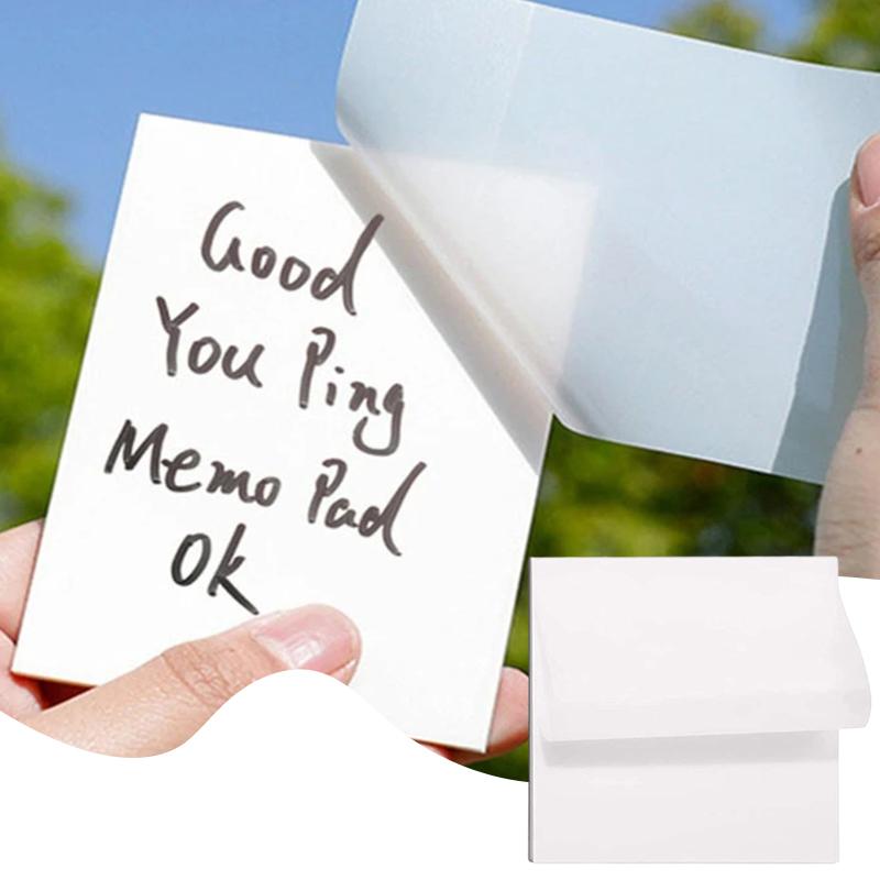 Large Sticky Notes 50 Sheets A Book Of Student Transparent Sticky ...