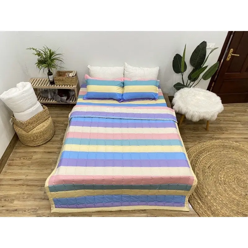 Bộ ga gối poly cotton 3 món Thoáng khí 4