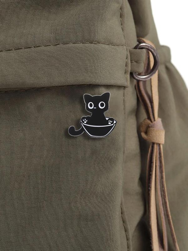 Summer Cute Cat Design Brooch, Animal Design Brooch, Fashion Accessories for Men & Women Suitable for Backpacks, Jeans, Scarves, Hats Decoration Fixed Buckle 4