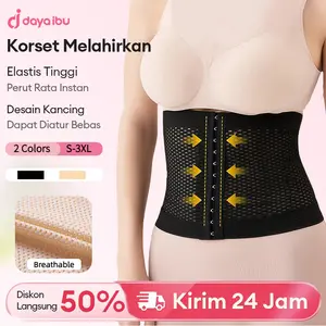 ANGEL MOMMY Stagen Korset Pemulihan Pasca Melahirkan Penyangga Perut Kuat Pembentuk Tubuh Ukuran S-3XL 8824