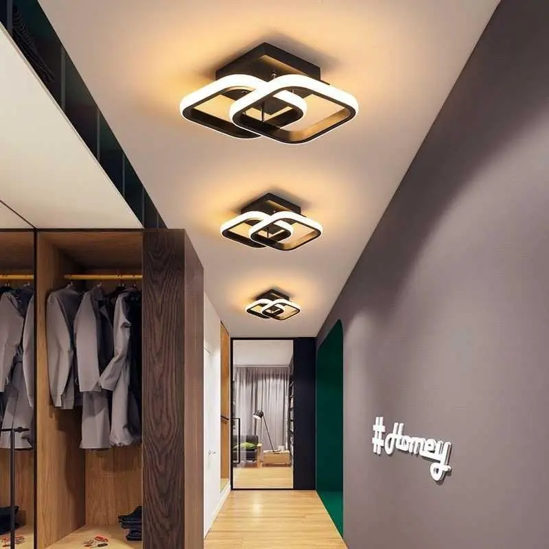 Lampu Plafon LED Modern KAGU 22W 3 in 1 Color - KG821 dengan Voltase Input AC 85-265V Plastik Set Bohlam 1