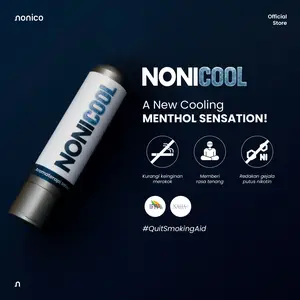 Nonicool Inhaler - Alami & Aman dengan Peppermint, Black Pepper, Sweet Orange, Lavender EO
