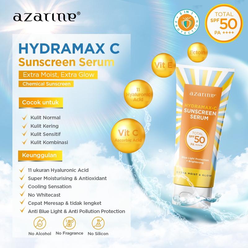 Product Introduction of AZARINE HYDRAMAX-C SUNSCREEN SERUM SPF 50 PA++++ 0