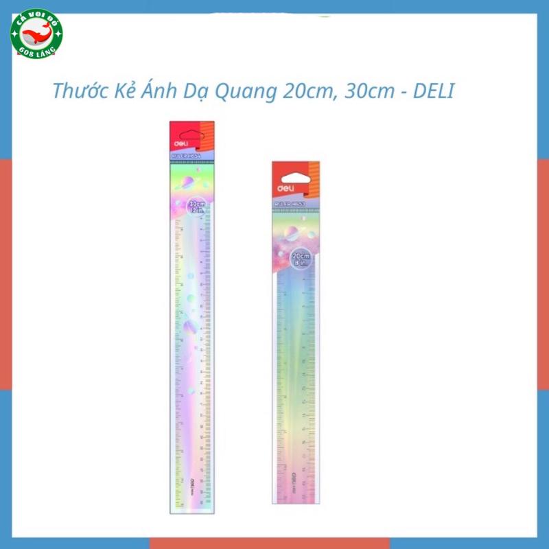  Thước Kẻ Màu Cực Quang Deli EH653 EH654 