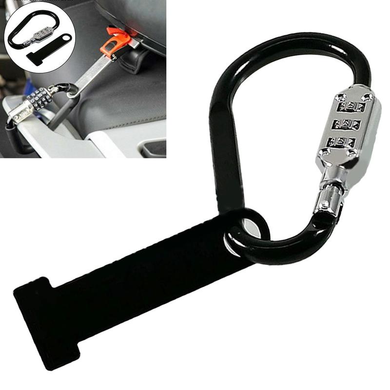 【High-Performance】Motorcycle Helmet Lock Scooter Anti-theft Open Face Helmet Lock Fastener + T-Bar 3