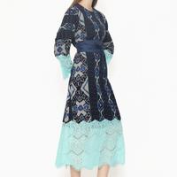 Gambar Batik Etniq Craft Dinar Long Dress Tenun Brokat Obi Set Masker-Navy - M dari Batik Etniq Craft Kota Bekasi 4 Tokopedia