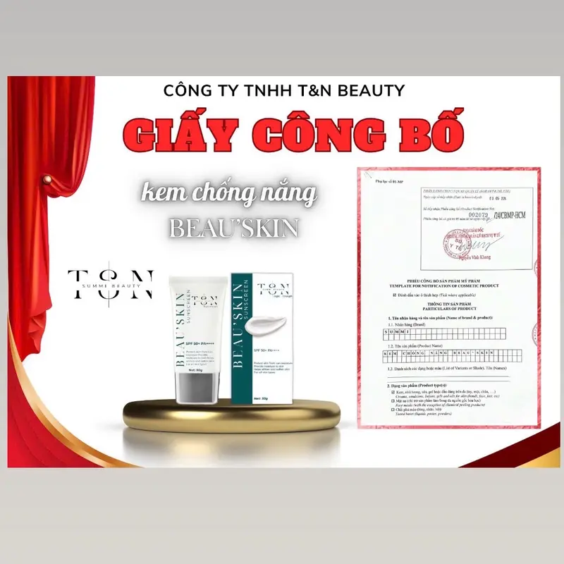 Kem chống nắng BEAU’SKIN SPF 50+ PA+++ Sunscreen Skincare Nữ Women Sun Cream 2