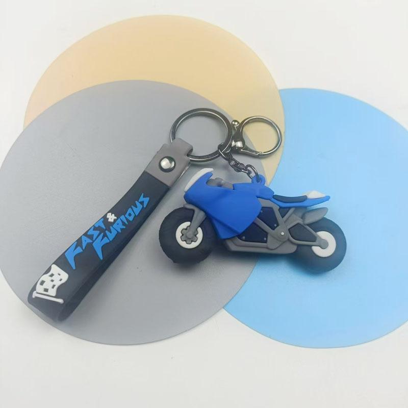 Simulation Motorcycle Keychain Backpack Pendant Motorcycle Backpack Keychain Decoration Couple Men's Activity Gift 5