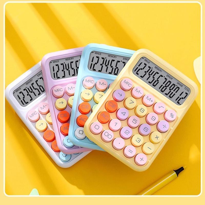 Product Introduction of New ABS Mechanical Keyboard Calculator Stationery Learning Supplies Calculator Multifunctional Electronic Calculator 11