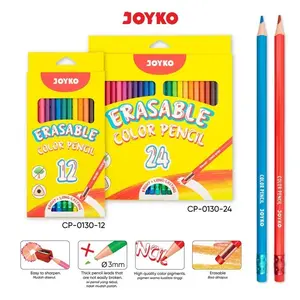Erasable Color Pencil Pensil Warna Dapat Dihapus Joyko CP-0130 Triangle Grip