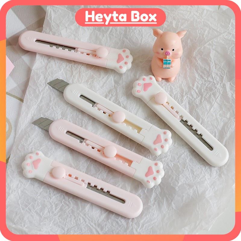Dao Rọc Giấy Washi Mini Cute Nhỏ Gọn Hình Tay Mèo Dễ Thương Cute RG2 RG1