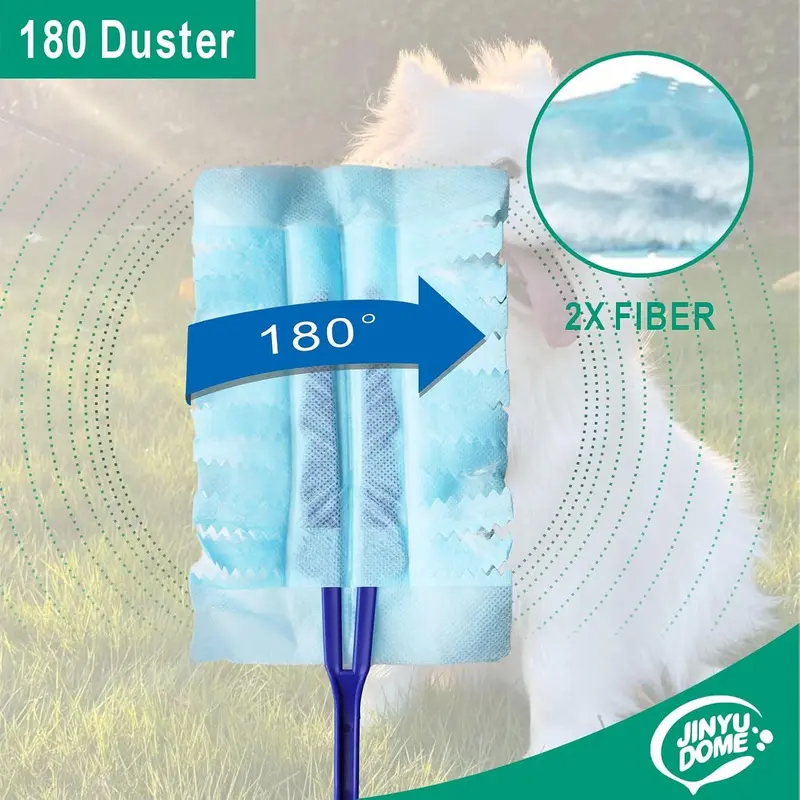 Fluffy Duster Refills,Flash Duster Refills,Flash Dust Magnet,Refill Duster for Cleaning,Pack of 20. 2