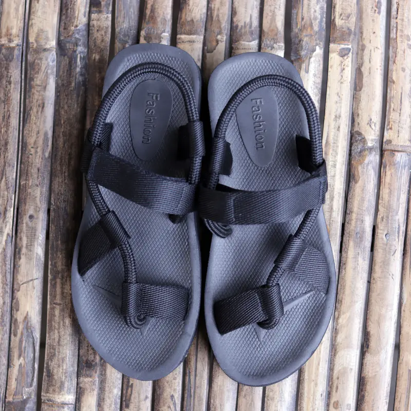 Sandal Wedges Wanita 4.3cm Sendal Cewek Sol Karet Model Keren RQ21 3