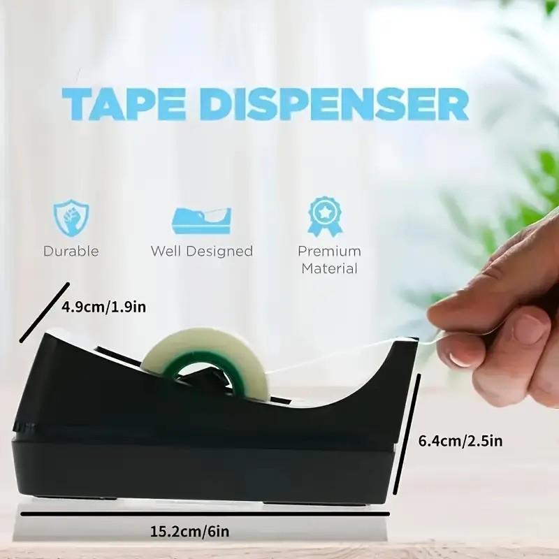 Product Introduction of Desktop Tape Dispenser, Easy To Use Tape Dispenser, Non-slip Base Tape Dispenser, Suitable for Office, Home, School Use 1
