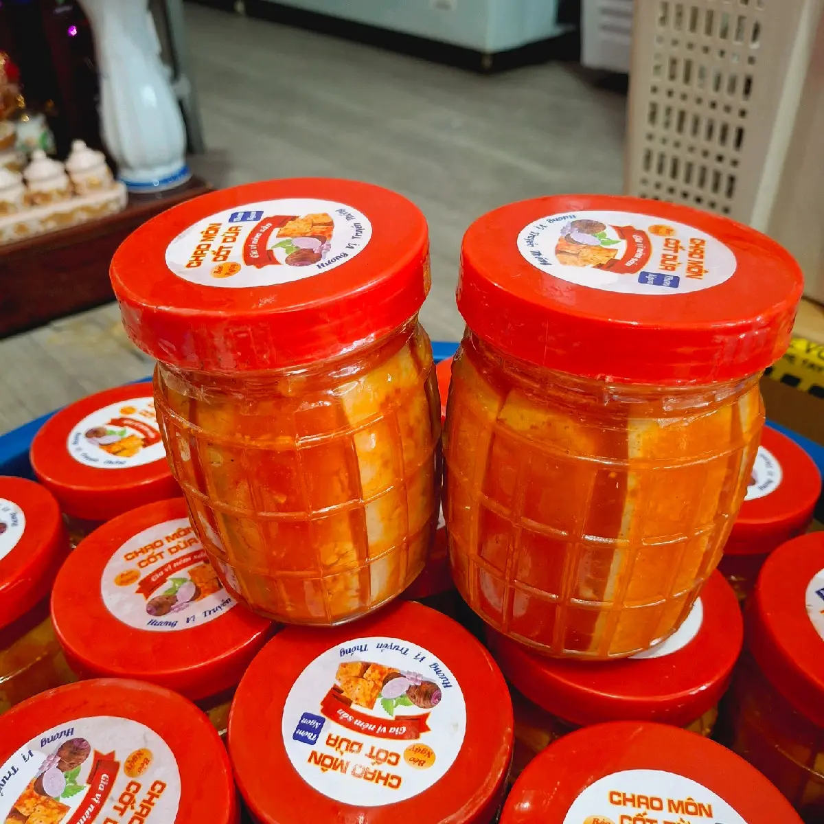 Combo 2  hủ Chao Môn Cốt Dừa Hủ To